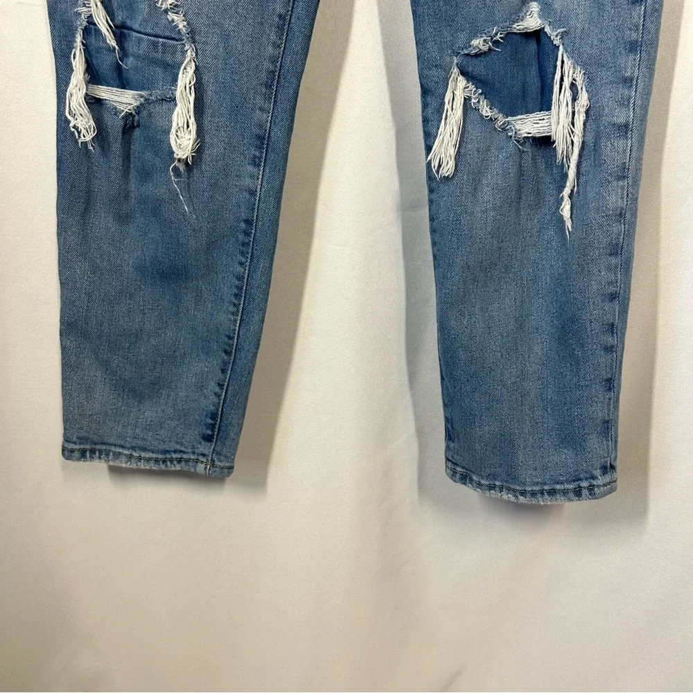 Old Navy | High Rise OG Straight Leg Distressed Jeans Women’s Size 8 - Picture 5 of 12